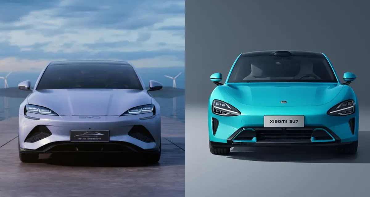 Duel Sengit Mobil Listrik: Xiaomi SU7 Vs. BYD Sealion 7, Mana yang Lebih Unggul untuk Dompet dan Performa Anda?