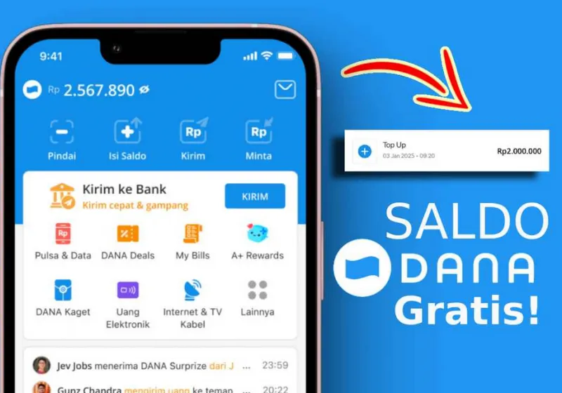 Tanpa Undang Teman, Klaim Link Saldo DANA Gratis Edisi Jumat Berkah 16 Mei 2025 Hingga Rp2.500.000!