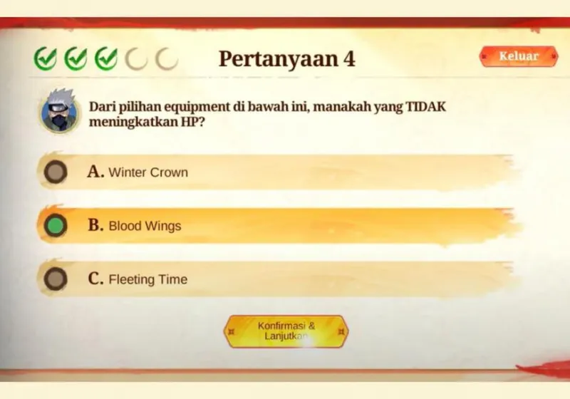 15 Kunci Jawaban Kuis MLBB x Naruto Akademi Ninja, Dapatkan Emote Deidara Gratis