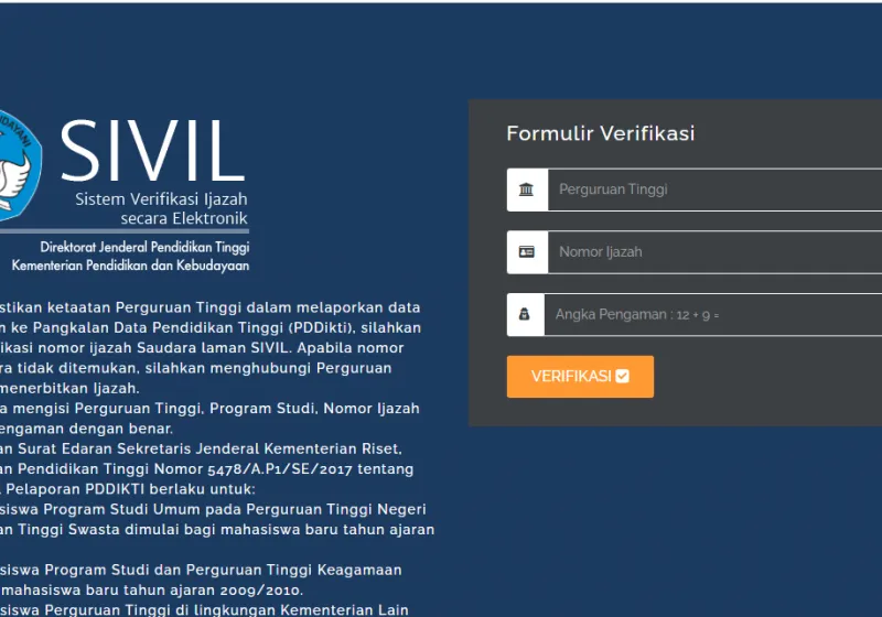 Verifikasi Ijazah Online 2025: Panduan Lengkap Cek Keaslian Ijazah Resmi Dikti Anti Penipuan!